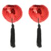 COQUETTE RED NIPPLE COVERS -