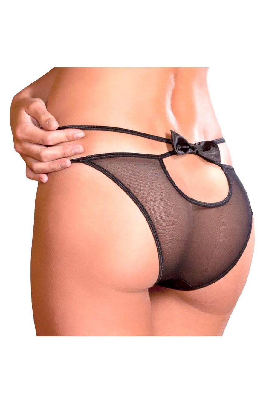 CROTCHLESS FEMME FATAL PANTY BLACK M/L -