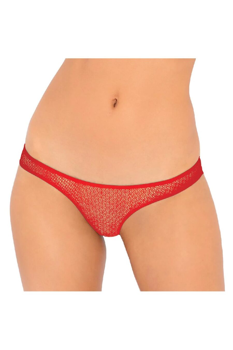 PURE NV CROTCHLESS PANTY RED M/L -