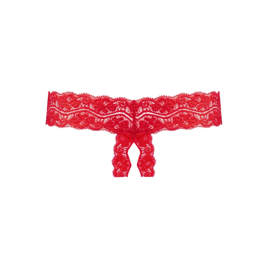 Underneath - Kyra Crotchless Thong - Red