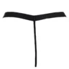 Ανδρικό στρινγκ Amorable by Rimba - Thong with zipper - One Size - Black