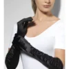 Temptress Gloves, Black, Long