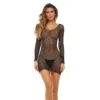 Μίνι φόρεμα Everything You Got Dress Black OS - Rene Rofe Lingerie