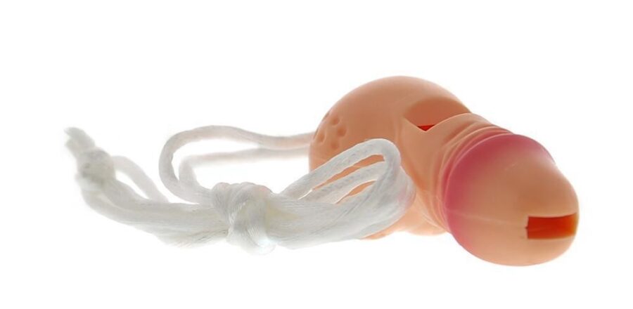 PLASTIC PECKER PARTY WHISTLE - PLASTIC PECKER PARTY WHISTLE