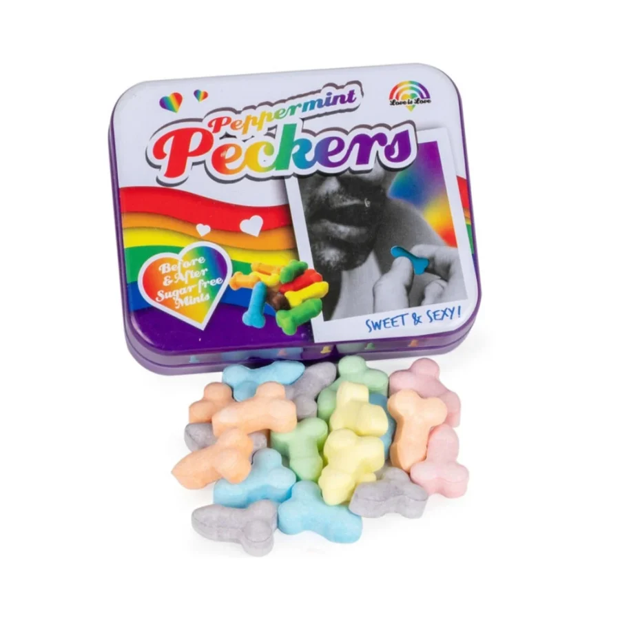 Καραμέλες SPENCER & FLEETWOOD - PECKERS MINT RAINBOW CANDY