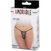 Εσώρουχο mini tanga Amorable by Rimba - Mini String - One Size - Black