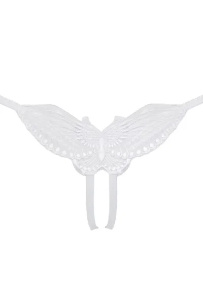 Εσώρουχο χωρίς καβάλο Amorable by Rimba - Open Butterfly String - One Size - White