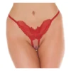 Εσώρουχο χωρίς καβάλο Amorable by Rimba - Open Butterfly String - One Size - Red