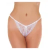 Εσώρουχο με ανοιχτό καβάλο Amorable by Rimba - Open Tanga - One Size - White