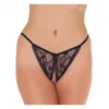 Εσώρουχο με ανοιχτό καβάλο Amorable by Rimba - Open Tanga - One Size - Black